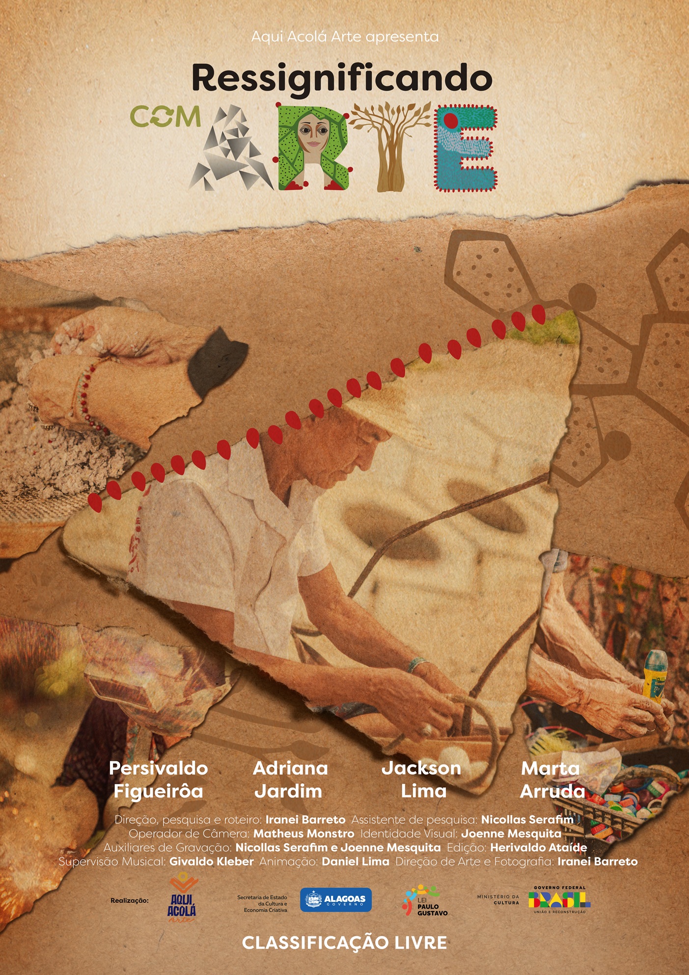 Documentário Ressignificando com Arte terá exibição gratuita no Teatro de Arena nesta quinta-feira